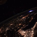 Astronauts noticed a mysterious blue light over Europe and even photographed it