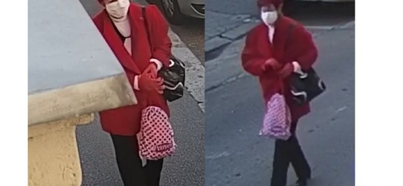 Milliós kárt okozott ez a piros ruhás nő, amikor körbekarcolt egy terepjárót a Józsefvárosban
