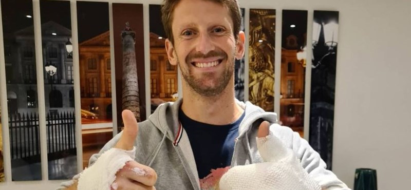 Három gyereke által díszített sisakot viselt volna utolsó F1-es futamán Romain Grosjean