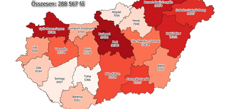 144 patients died and 2804 new infections were identified