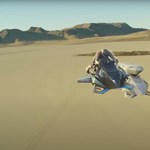 ¿Coches voladores?  Vamos, el primer motor volador en completar lentamente