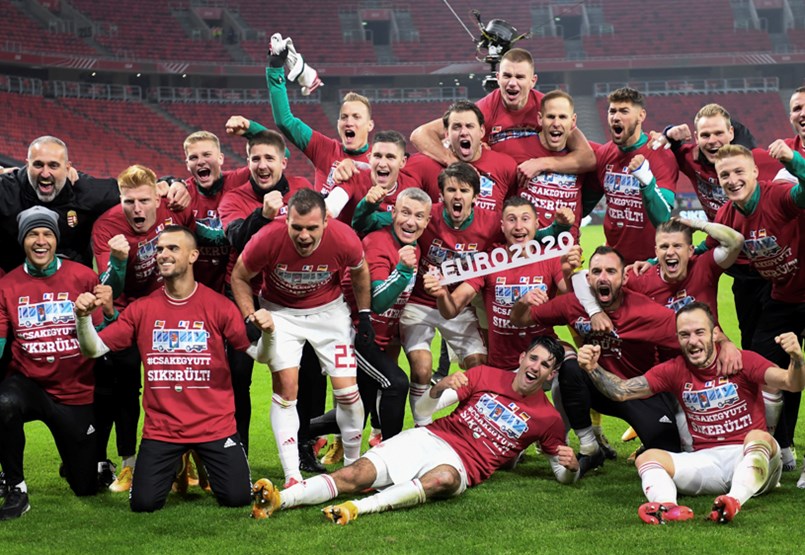 The Hungarian soccer team reached the European Championship