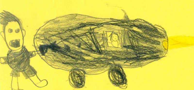 6 éves gyerekek rajzai alapján kerestek egy agresszív autóst