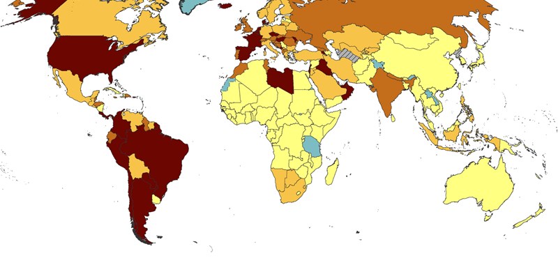 Hungary has become a red list on the European epidemic map