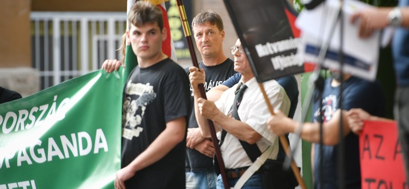 Manifestación anti-gay en Budapest - en imágenes