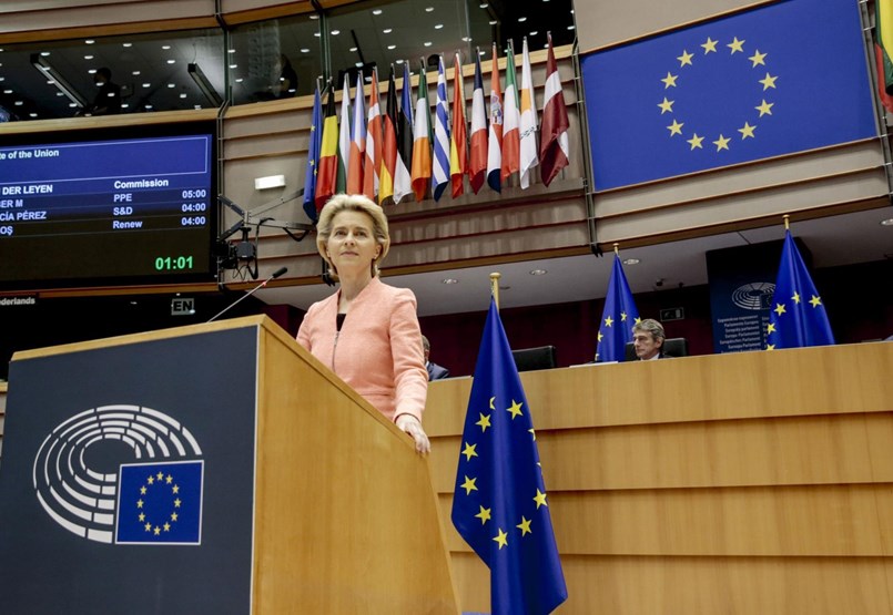 He did not mention Hungary, but Von der Leyen also sent a message to Orbán