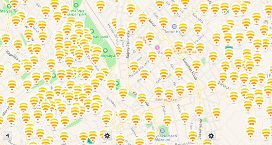 budapest wifi térkép Tech: Ingyenes wifi az egész országban: mutatjuk, hogy  budapest wifi térkép